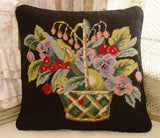 16" Beautiful Artistic Splendid Flower Art Hydrangea Needlepoint Pillow Cover Hydrangea