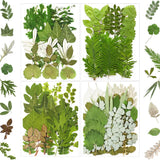84Pcs Pressed Dried Leaves for Resin Molds, Natural Bulk Dry Flowers Dried Flower