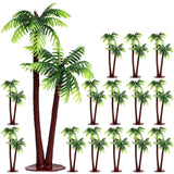 40 Pcs Coconut Tree Toy Mini Plastic Artificial Coconuts Simulation Model Green Plant