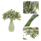 5 Pcs Fake Plants for Pots Artificial Greenery Realistic Stems Faux Green Plant
