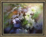 Hand painted Oil Painting art Impression Lily flower on canvas 30"x40" Lily