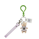 Starbucks Korea Jeju Hydrangea Blue Flower Bearista Plush Keyring - Rare Hydrangea