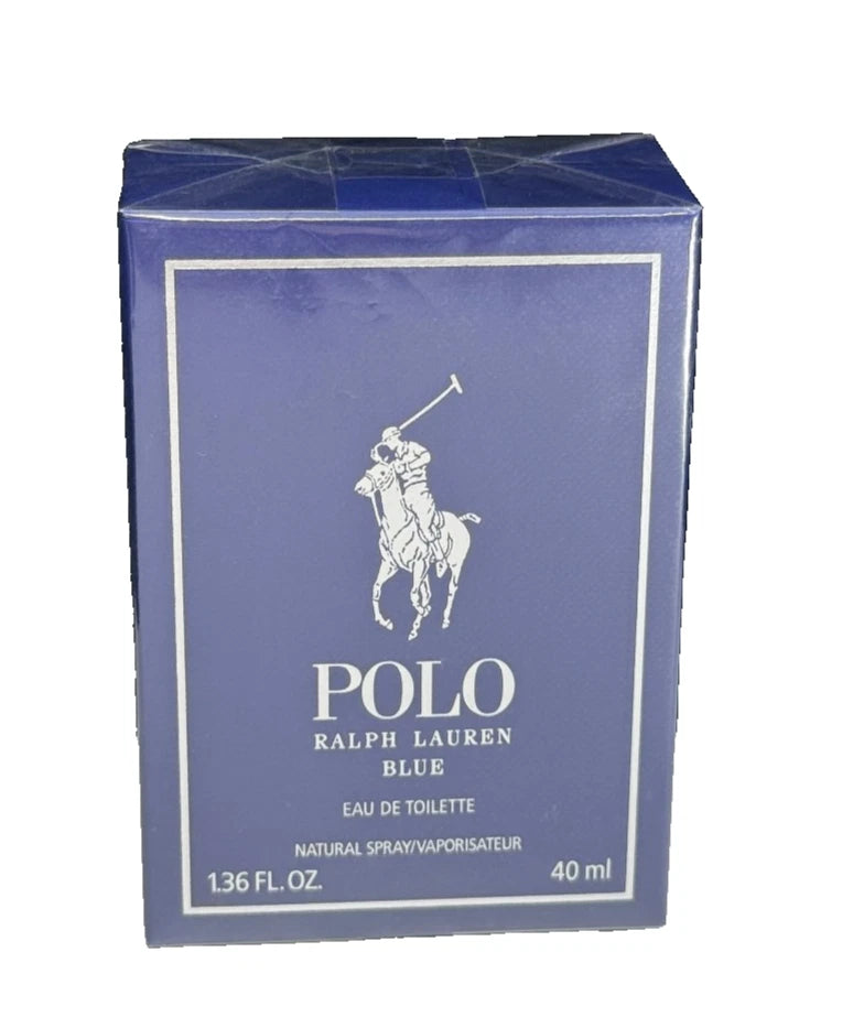 Ralph Lauren Polo Blue Eau De Toilette Spray for Men 1.36 oz / 40 ml New In Box EDT