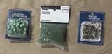 Craft Flowers And Grass Bundle Limonium, Hydrangea And Green Grass Hydrangea