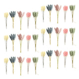 30PCS Plastic Fake Flowers Faux Dried Flower Stems Artificial Flower Branch Dried Flower