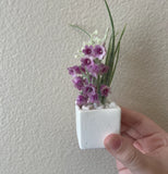 Dollhouse Miniature Lily in the valley Purple Lily pot dolls flowers 4.5"H Lily