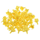 50Pcs 0.98" Artificial Silk Sunflower Flower Heads Fake Flowers for DIY, Yellow Sunflower