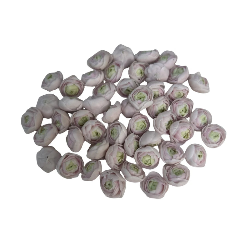 50 PCS Ranunculus Clay Beads for Jewelry Making, DIY, Craft Supplies Ranunculus