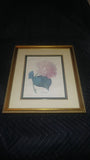 Hortensia~P.J. Redoute~ Matted & Framed Butiful Hydrangea