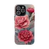Pink Carnation Flowers | Custom Phone Case for iPhone/Galaxy/Pixel Carnation