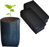 Plant Nursery Bags 6.3Ó x 7Ó 200PCS, Non-Woven Biodegradable Plant Grow Bags Fab Garden Plants