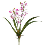 Artificial Mini Cattleya Orchid stem LAVENDER Flowering Plants