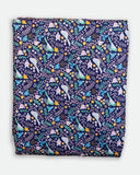 Lily and Loom Dreamfield Bird Garden Navy Flowering Plants