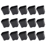 15 Pcs Plastic Hydroponic Planter Small Flowerpot Garden Garden Plants