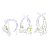 Bridal Bouquet White Calla Lily Decoration Faux Silk Bride Holding Flowers Bouquet