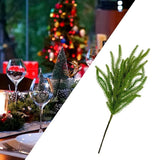 Artificial Pine Leaves Branches Greenery Xmas Pine Picks Christmas Green Green Plant