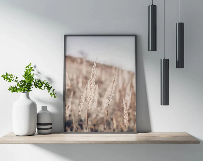 Pampas Grass Field Poster Premium Quality Choose your Size Pampas Grass