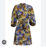 Prada 2017 100% Silk Hydrangea Floral Print Dress Sz 40IT 4US, EUC Retail $2,110 Hydrangea