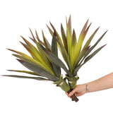 2pcs Artificial Agave Plants, 20 Inch Faux Succulent Aloe Vera,Realistic Aloe... Green Plant
