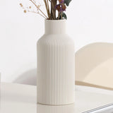 White Ceramic Flower Vase,Minimalist Modern Home Decoration,Small Pampas Gras... Pampas Grass