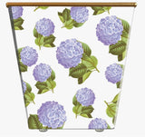 Hedge Farm, "Hydrangea Garden" 5.5" Cachepot with Magnolia Scented Candle Hydrangea
