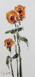Sunflowers Canvas PRINT of an Watercolor Painting  by Artist Jose Trujillo Sunflower
