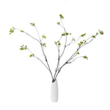 3pcs Artificial Ficus Branches, 38 Inch Faux Eucalyptus Stems, Green Fake Gre... Green Plant