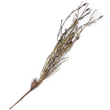 Set of 8 Green Artificial 24" Twig Branch Sprays with Small Leaves Green Plant