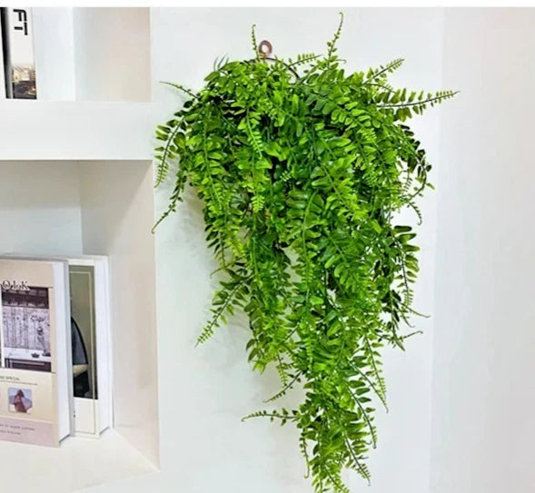 90 cm Artificial Persian Fern Hanging Plant Vine Faux Green Plant