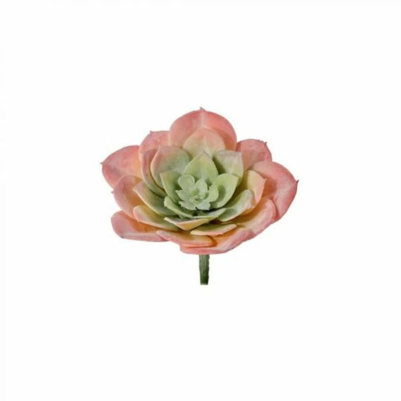 Red And Green 4.5_D Hen Succulent Pick Faux Plants And Trees Green Plant
