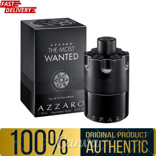 Azzaro The Most Wanted 3.4 oz Eau De Parfum Intense Spray MenÕs Cologne EDP