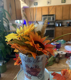 fall floral arrangements Sunflower