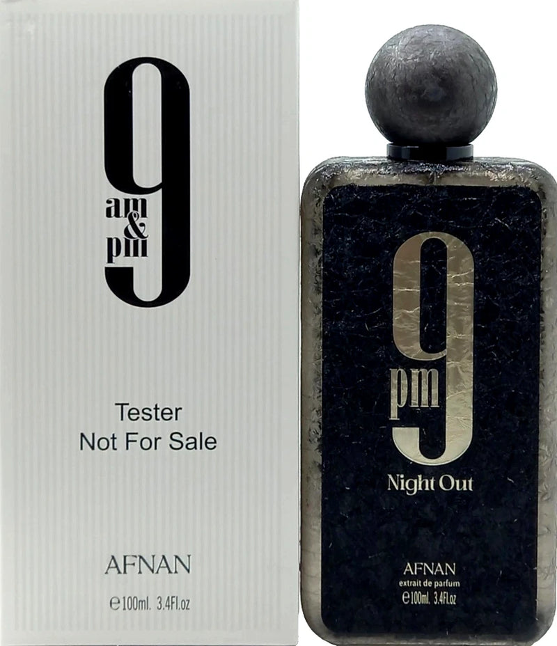 Afnan 9PM Night Out Extrait De Parfum Spray For Men 3.4 Oz / 100 ml Large Size! EDP