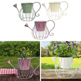 Watering Can Shaped Flower Pot Ornament Plant Pot for Garden Yard Farmhouse Garden Plants
