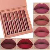 6pcs Matte Lipstick Set Waterproof Long Lasting Make Up Lipstick Beauty Cosmeti. Bouquet