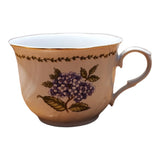 Truly Tasteful Blue Hydrangea Tea Cup 2-1/2" High Fine China Hydrangea