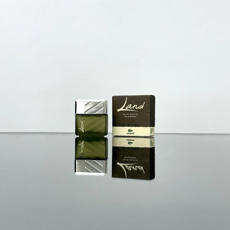 LACOSTE LAND by LACOSTE Men EDT 7ml  Splash Travel MINI Size *DISCONTINUED*(C68 EDT