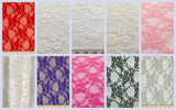 Lace Stretch Fabric Giselle Floral 60" Wide Nylon Spandex Sold by the Yard. Flowering Plants
