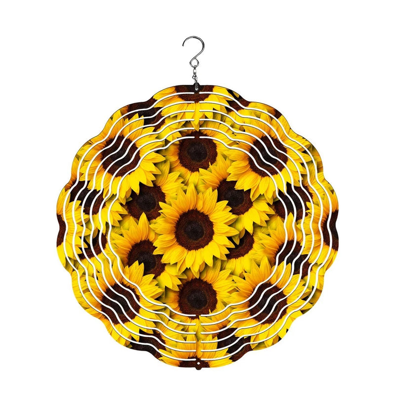 Sunflower Wind Spinners | Flower Yard Decorations Sunflower