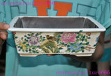 Yixing zisha pottery porcelain peony flower bird flower Bonsai Potted plants pot Peony