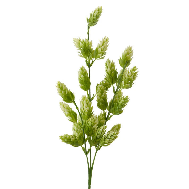 Set of 3 Weatherproof Light Green Artificial Hops 26-1/2" Sprays Green Plant