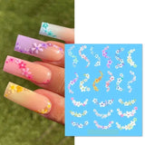 Nail Art Water Decals Stickers Spring Summer Flowers Floral Daisy Daisies (x152) Daisies