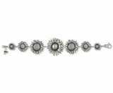 Sunflower Bracelet Jewelry Sterling Silver Handmade Flower Bracelet SF-BR Sunflower