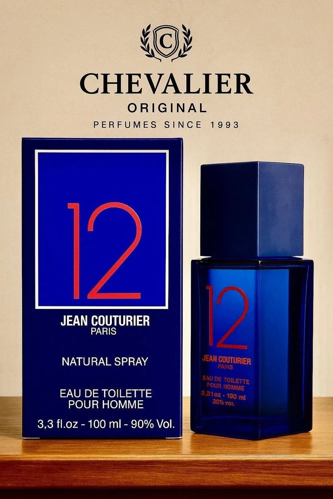12 By jean couturier Pour Homme Eau De Toilette 3.3oz Spray -Very Rare- EDT