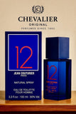 12 By jean couturier Pour Homme Eau De Toilette 3.3oz Spray -Very Rare- EDT
