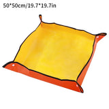50/66/75/100cm Square Gardening Mat For Waterproof Transplanting - Plant Potting Garden Plants