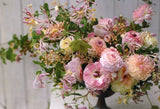 Honeysuckle & Ranunculus Infused Compote, 2019 --New POSTCARD Ranunculus