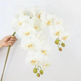 9 Heads 98cm Artificial Butterfly Orchid Flowers Fake Moth Orchids Flowers Bouquet