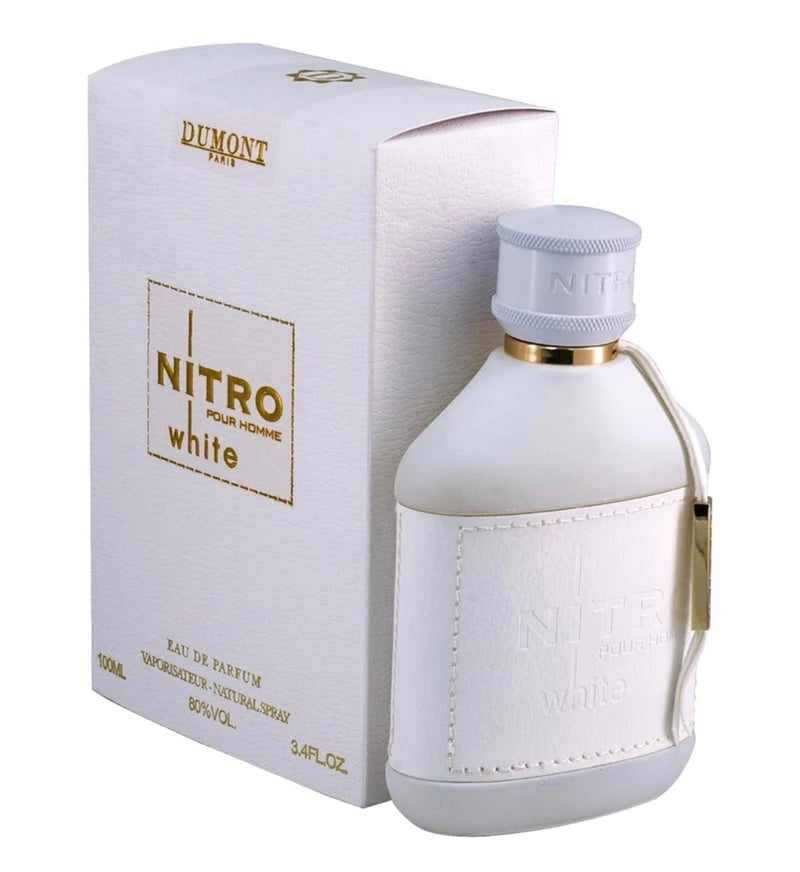 Nitro White Pour Homme by Dumont Paris 3.4 oz EDP Cologne for Men New Free Ship EDP