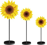 3 Pcs Spring Table Decor Summer Sunflower Wood Table Sign Spring Freestanding Bu Sunflower